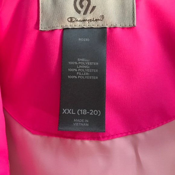 Champion Jacket Pink , Rose & Blue.Size XX… - Picture 3 of 4